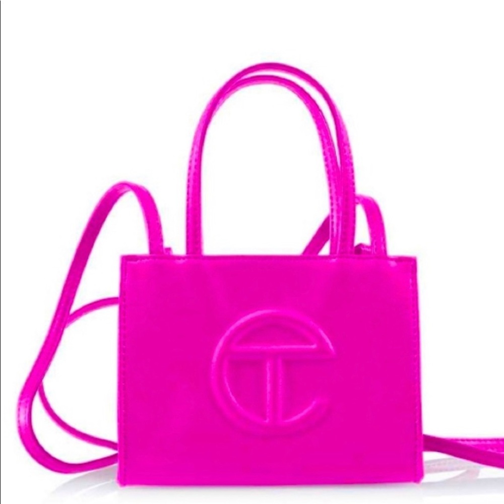 TELFAR  SHOPPING BAG PINK